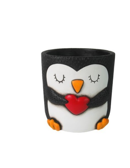 MACETERO PINGÜINO CORAZON L