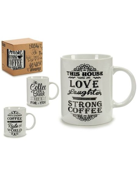 JARRA MUG COFFEE NEGRO 4 MOD SURTIDO