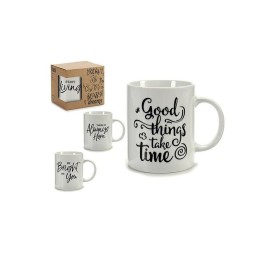 JARRA MUG TIME NEGRO 4 MOD SURTIDO
