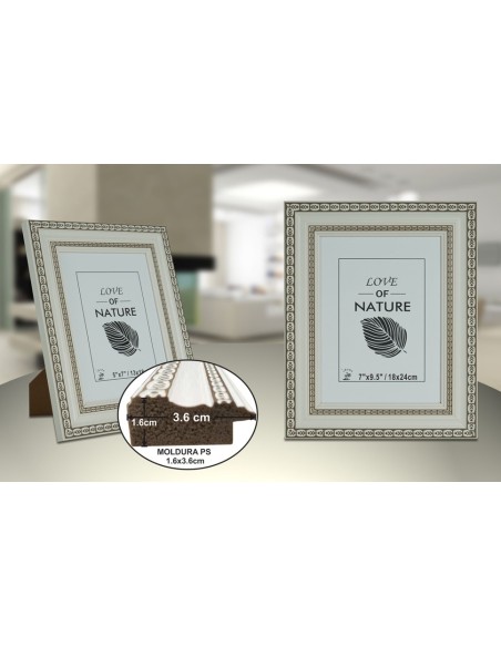 PORTAFOTO PLASTICO PS-523 18X24CM(12/24)