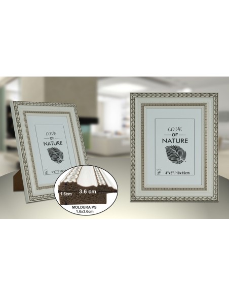 PORTAFOTO PLASTICO PS-523 10X15CM(12/36)