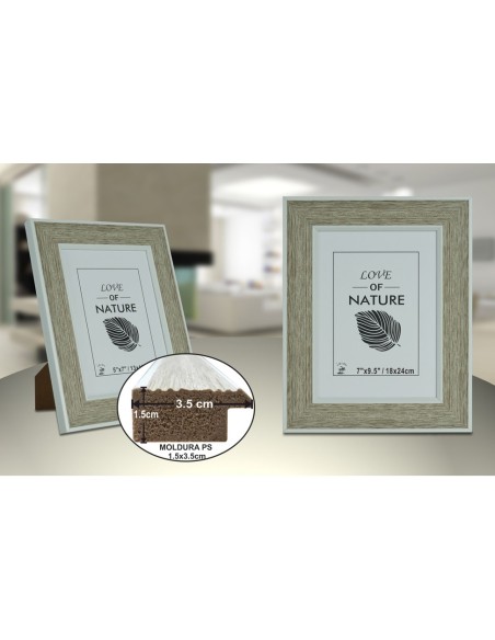 PORTAFOTO PLASTICO PS-520 18X24CM(12/24)