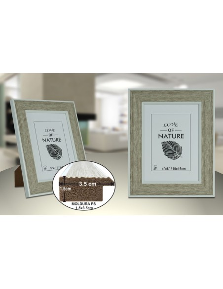 PORTAFOTO PLASTICO PS-520 10X15CM(12/36)