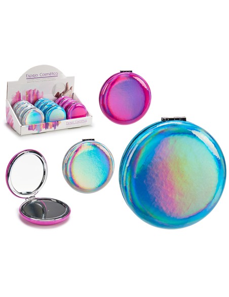 ESPEJO AUMENTO PLEGABLE REDONDO S3 METALI 8cm