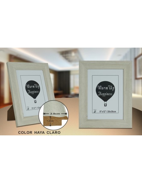 PORTAFOTO MADERA DM-405 20X30CM (12/24)