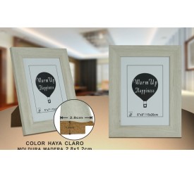 PORTAFOTO MADERA DM-405 15X20CM (12/36)