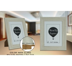 PORTAFOTO MADERA DM-405 13X18CM (12/36)