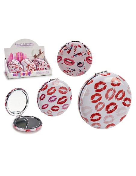 ESPEJO AUMENTO PLEGABLE REDONDO S3 LABIOS 8cm