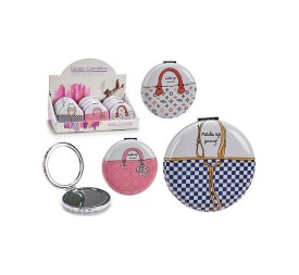 ESPEJO AUMENTO PLEGABLE REDONDO S3 BOLSO 8cm