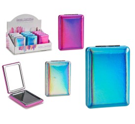 ESPEJO AUMENTO PLEGABLE CUADRADO S3 METALICO