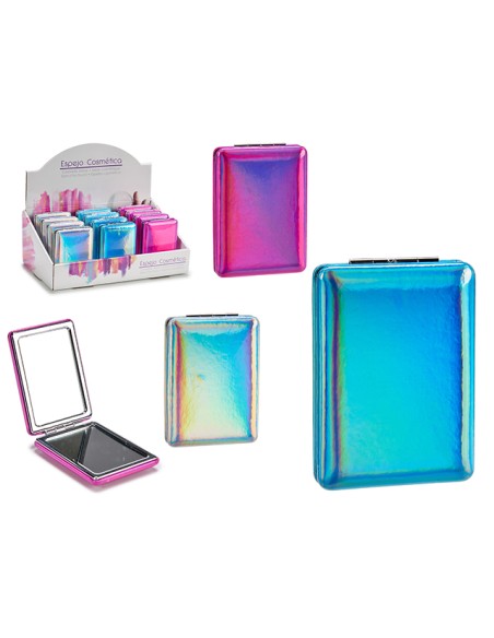 ESPEJO AUMENTO PLEGABLE CUADRADO S3 METALICO