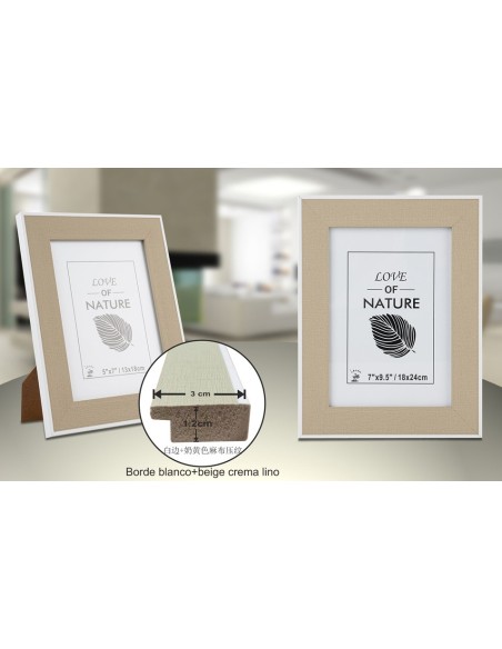 PORTAFOTO PLASTICO PS-517 18X24CM(12/24)