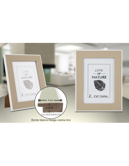 PORTAFOTO PLASTICO PS-517 15X20CM(12/36)