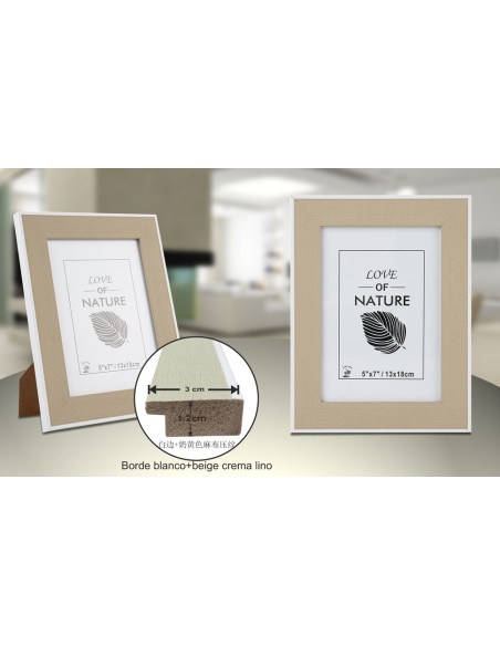 PORTAFOTO PLASTICO PS-517 13X18CM(12/36)