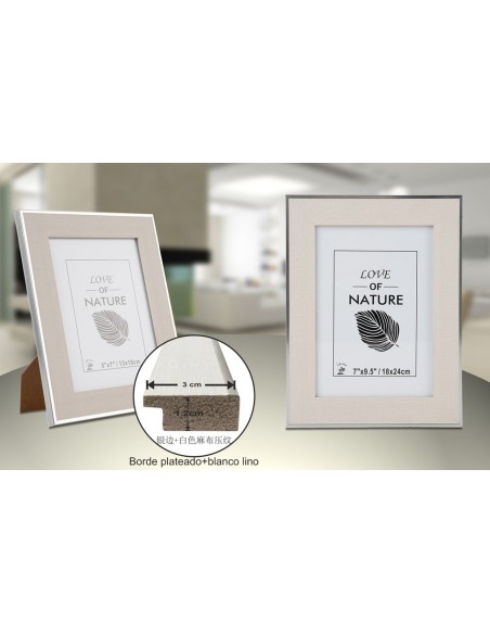 PORTAFOTO PLASTICO PS-516 18X24CM(12/24)