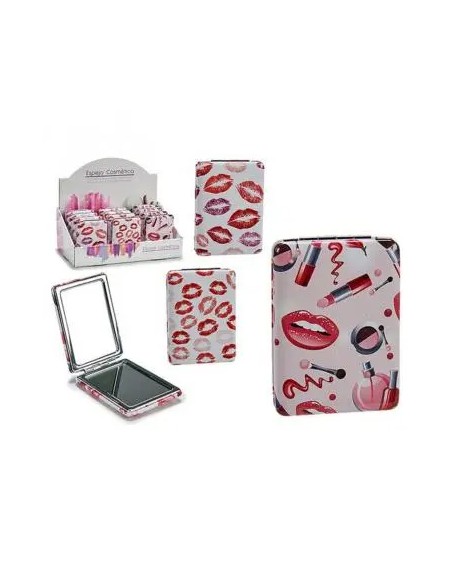 ESPEJO AUMENTO PLEGABLE CUADRADO S3 LABIOS