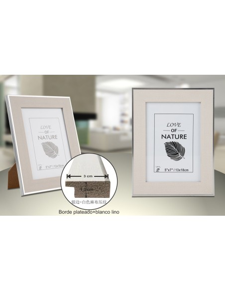 PORTAFOTO PLASTICO PS-516 13X18CM(12/36)