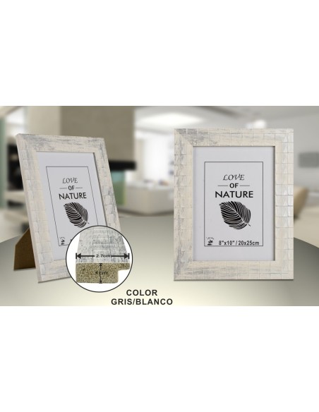 PORTAFOTO C.GRIS PS-513 20X25CM(12/24)
