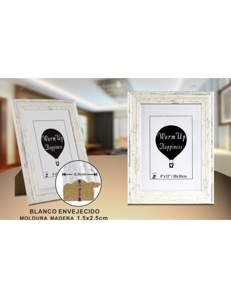 PORTAFOTO MADERA DM-890 20X30CM (12/24)