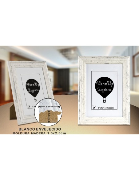 PORTAFOTO MADERA DM-890 20X25CM (12/24)