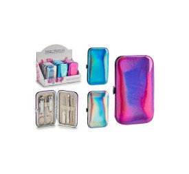 JUEGO MANICURA ESTUCHE S3 METALIZADO