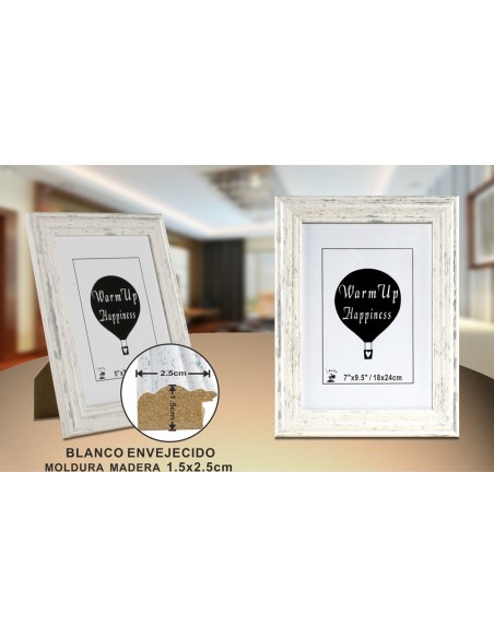 PORTAFOTO MADERA DM-890 18X24CM (12/24)