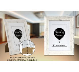 PORTAFOTO MADERA DM-890 13X18CM (12/36)