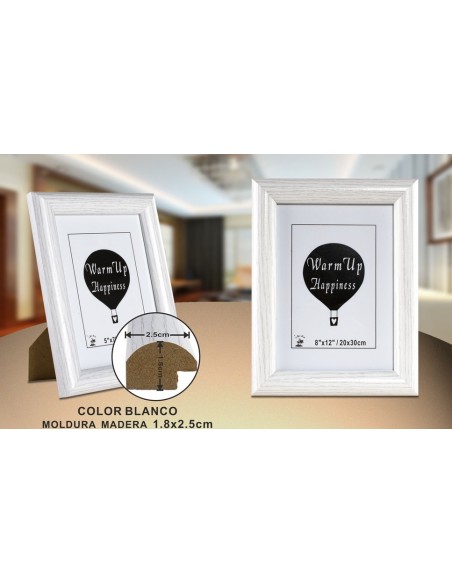 PORTAFOTO MADERA DM-889 20X30CM (9/18)