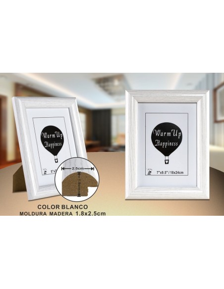 PORTAFOTO MADERA DM-889 18X24CM (12/24)