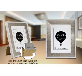 PORTAFOTO MADERA DM-888 13X18CM (12/36)