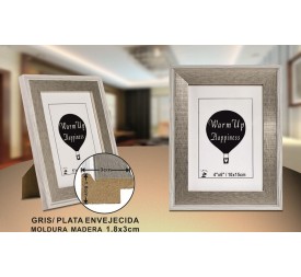 PORTAFOTO MADERA DM-888 10X15CM (12/48)