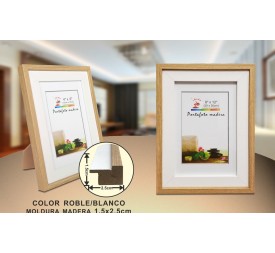 PORTAFOTO MADERA DM-844 20X30CM(12/24)