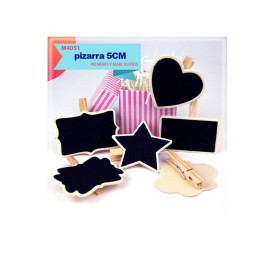MINI PIZARRA TROQUELADA CON PINZA