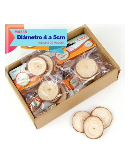 DISCOS DE MADERA 4 A 5CM DISCOS DE MADERA 4 A 5CM