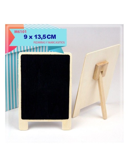 MINI PIZARRA CON ATRIL 9 X 13.5CM