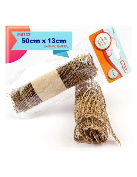 RED DE CAÑAMO RIGIDO 13CM x 0.5M