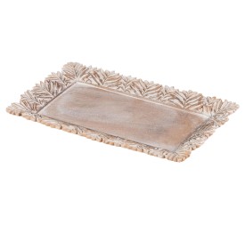 BANDEJA RESINA NATURAL 25X14,5X2,5 CM