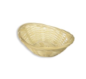 CESTO OVALADO BAMBU COLOR NATURAL 15x11x5cm