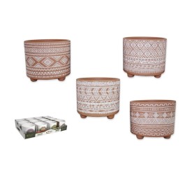 MACETA DISEÑO BOHO 12X10cm 4 Surt.