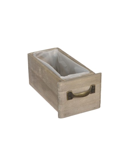 JARDINERA FORMA CAJON ASA METAL