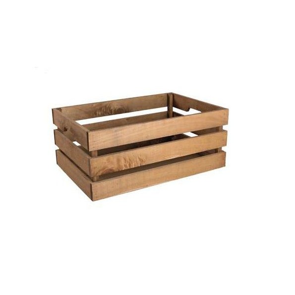 CAJA BASQUET PEQ. ENVEJECIDO 44X30X21.5CM