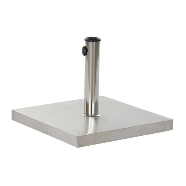 BASE PARASOL INOX 45X45X35 20KGS, 48MM/38MM/35MM