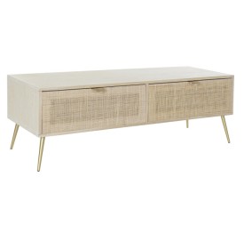 MUEBLE TV PAULOWNIA RATAN 120X40X40 REJILLA