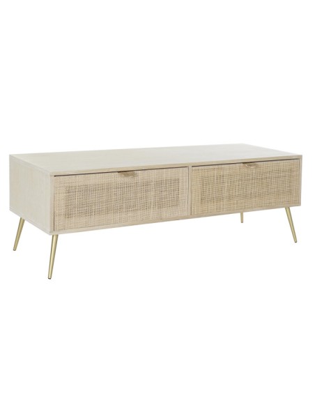 MUEBLE TV PAULOWNIA RATAN 120X40X40 REJILLA