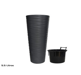 MACETERO KUMSAL NÂº1 5.5L 30X57 CM ANTRACI