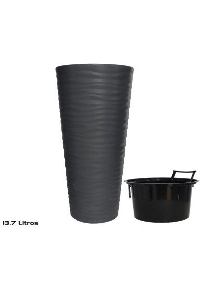 MACETERO KUMSAL NÂº3 13,7L 40X80 CM ANTRAC