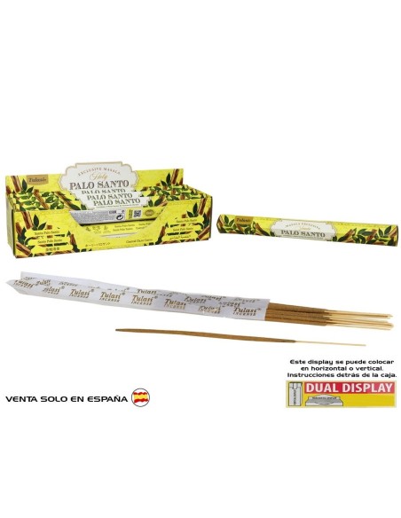 INCIENSO 15G 14 STICKS TULASI HOLY PALO SANTO