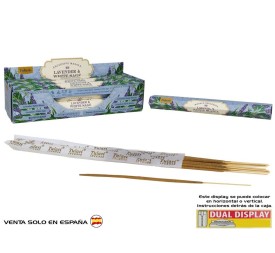 INCIENSO 15G 14 STICKS TULASI LAVENDER & WHITE SAG
