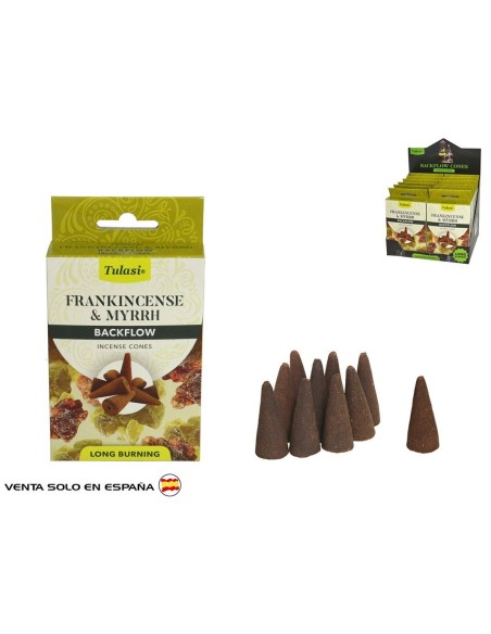 INCIENSO 28G 10 CONOS TULASI FRANKIN&MYRR