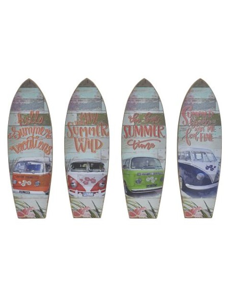 CUADRO MADERA PAPEL 7X1X22 FURGONETA 4 SURT.